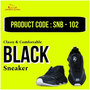 Classy & Comparable Black Sneaker